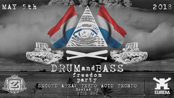 Drum and Bass Freedom Party/ Area 2:Tekno Acid Techno